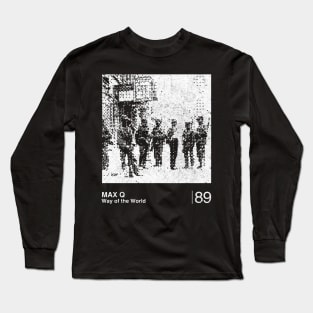 Max Q / Minimalist Graphic Design Fan Artwork Long Sleeve T-Shirt